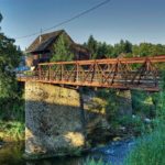 Rastoke watermill village - old bridge